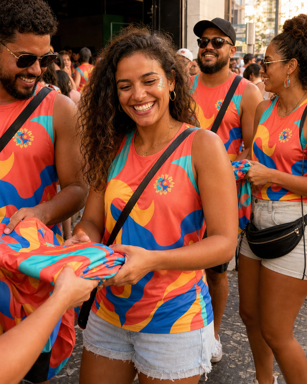 Abadás personalizados para bloco de Carnaval