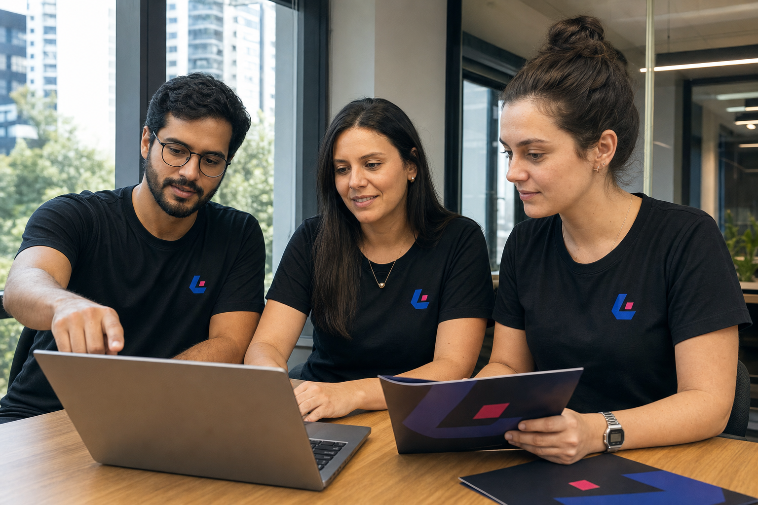 Camisetas personalizadas com logo para empresa